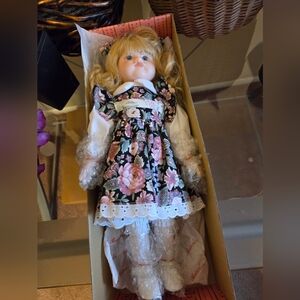 Brinn Valerie Authentic Porcelain Doll NIB